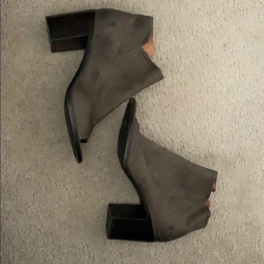 Frye Open Toed Booties